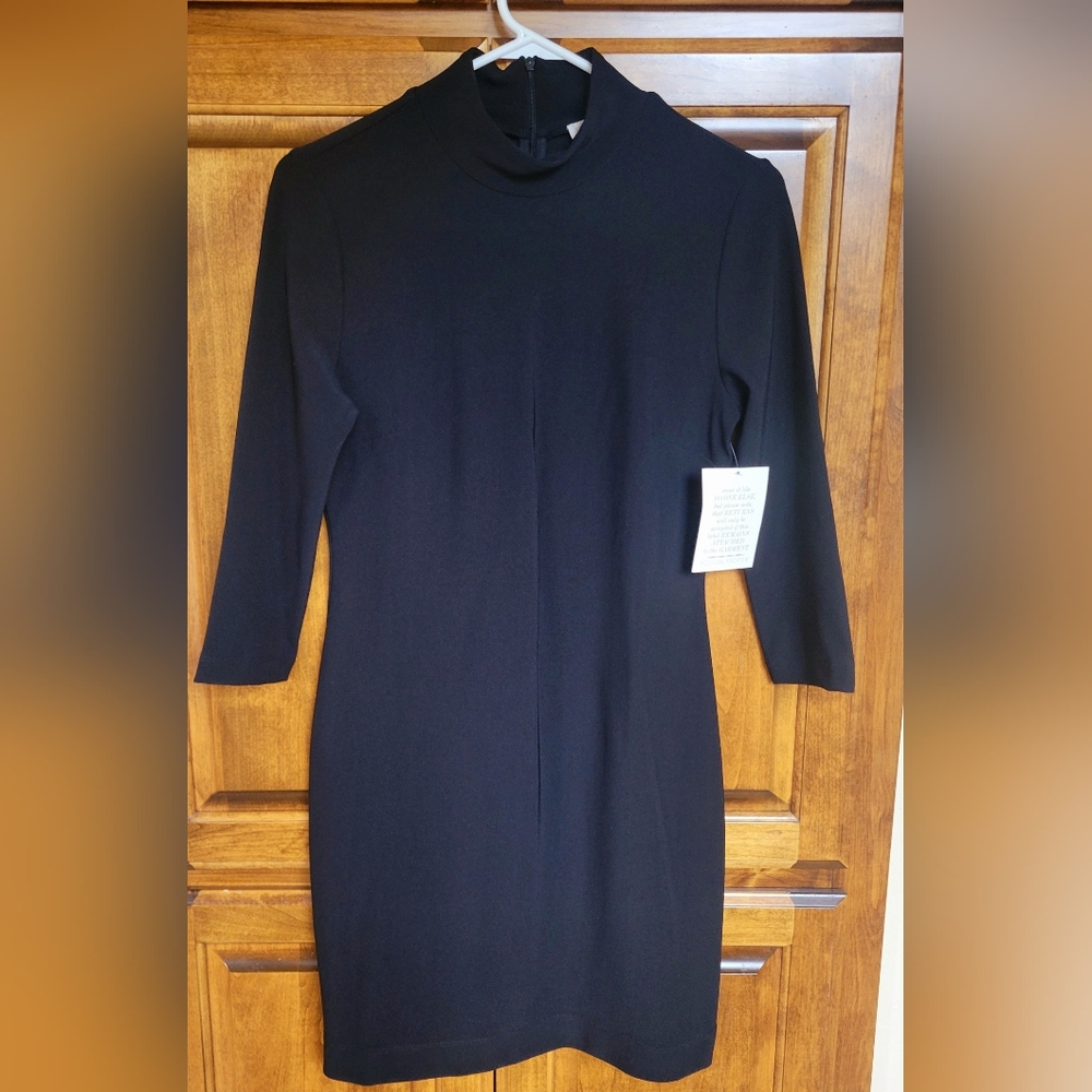 Boston Proper Mock Turtleneck Dress